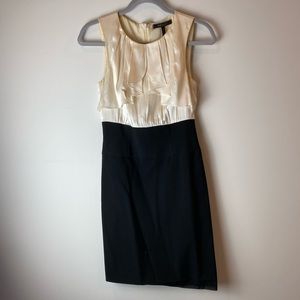 BCBG black and white dress size 2
